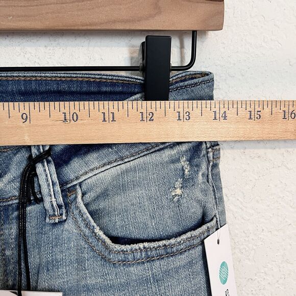 NWT Stitch Fix Studio Blue Raya Mid Rise Cigarette Straight Leg Jeans Women 27 - Picture 9 of 9